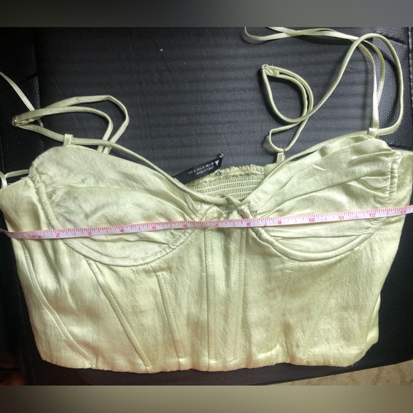 Zara satin corset cropped top - Picture 12 of 17
